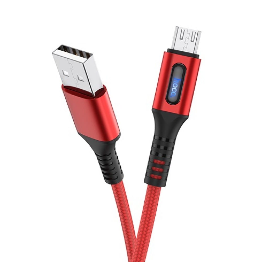 Usb-кабель Hoco кабель usb hoco x21 plus silicone для micro usb 2 4 a длина 2 0 м красный