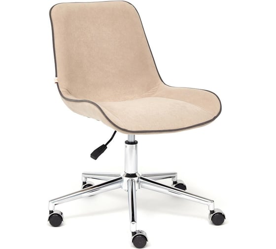 Изображение товара Кресло TetChair STYLE флок бежевый 7 13569