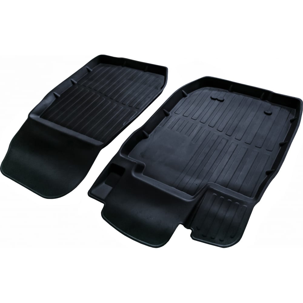 Передние резиновые коврики в салон для Lada Largus 2012- SRTK передние коврики для volvo s40 v50 2004 2012 vicecar
