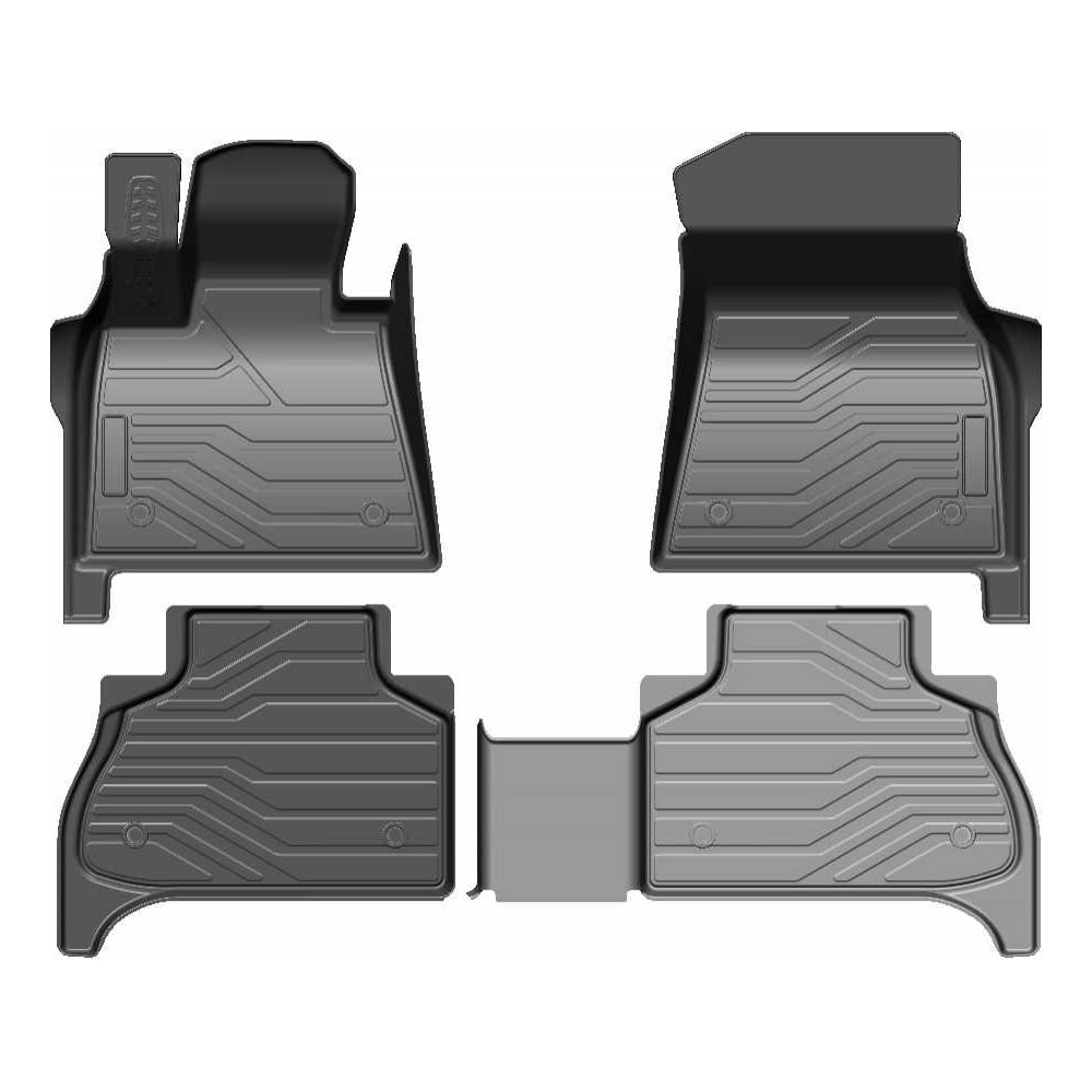 Передние резиновые коврики в салон BMW X5 G05 / X6 G06 / X7 G07 SRTK - PER.3D.BM.X.5.18G.08X0 6