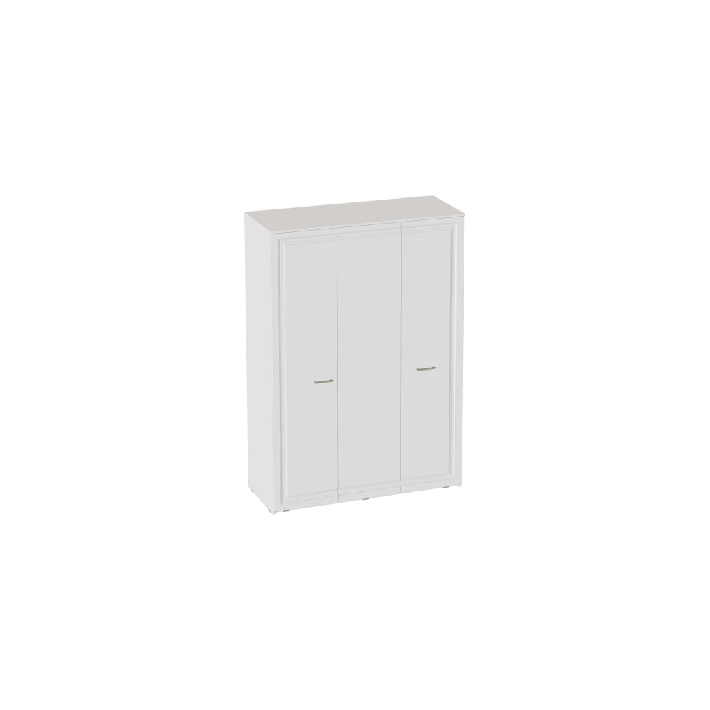 Изображение товара Трехдверный шкаф Мебельград Манхэттен для спальни белый 1500х560х2130 мм