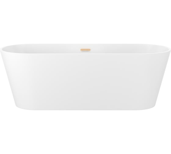 Изображение товара Акриловая ванна Wellsee Shell в наборе 4 в 1: отдельно стоящая ванна, ножки, экран, слив-перелив 28170404R