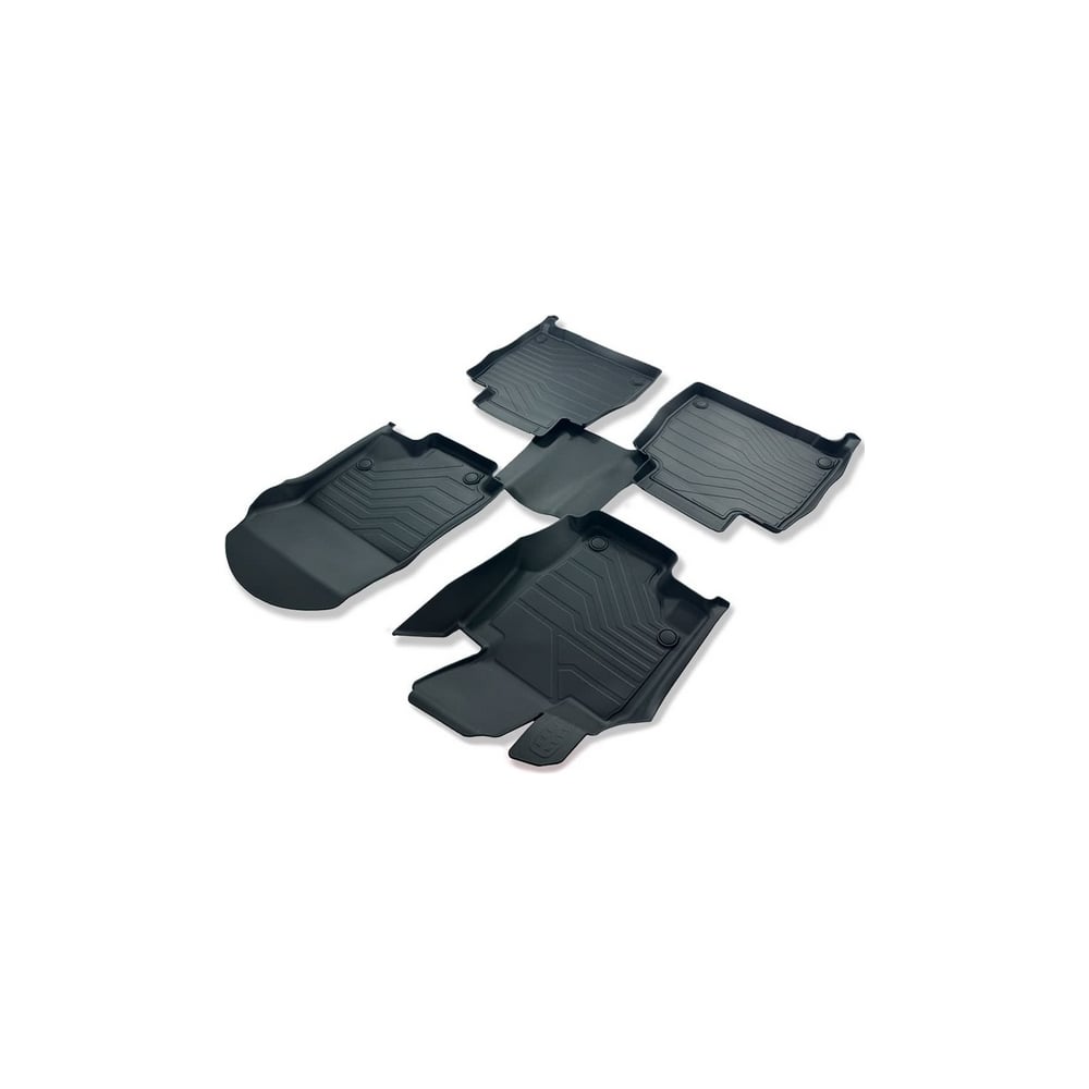 Передние резиновые коврики в салон Mercedes-Benz GLE / GLS / GLE Goupe 2019- SRTK - PER.3D.MB.GLE.18G.08X0 9