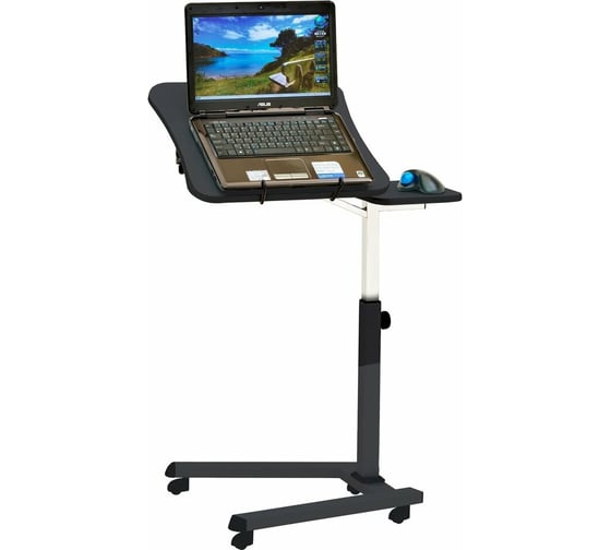 Изображение товара Стол для ноутбука UniStor ITTON с подставкой для мыши, регулируемый по высоте и углу наклона 210082