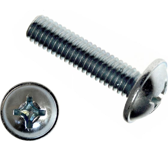 Изображение товара Винт с прессшайбой КРЕП-КОМП шлиц KOMBI DIN967 5х10 100 шт вм510мф