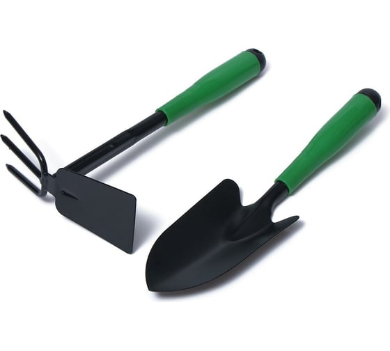 Изображение товара Садовый инструмент Greengo 2 предмета, 35 см, пластиковая рукоять 1004995
