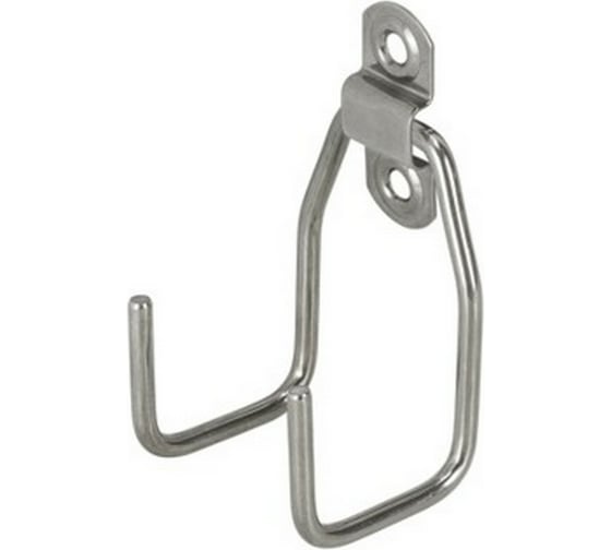 Изображение товара Универсальный двойной держатель VORMANN 52х55 мм, нержавеющая сталь, нагрузка до 20 кг 010290001