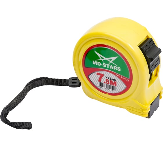 Изображение товара Рулетка MD-STARS 67 7.5м х 25 мм 67-7525