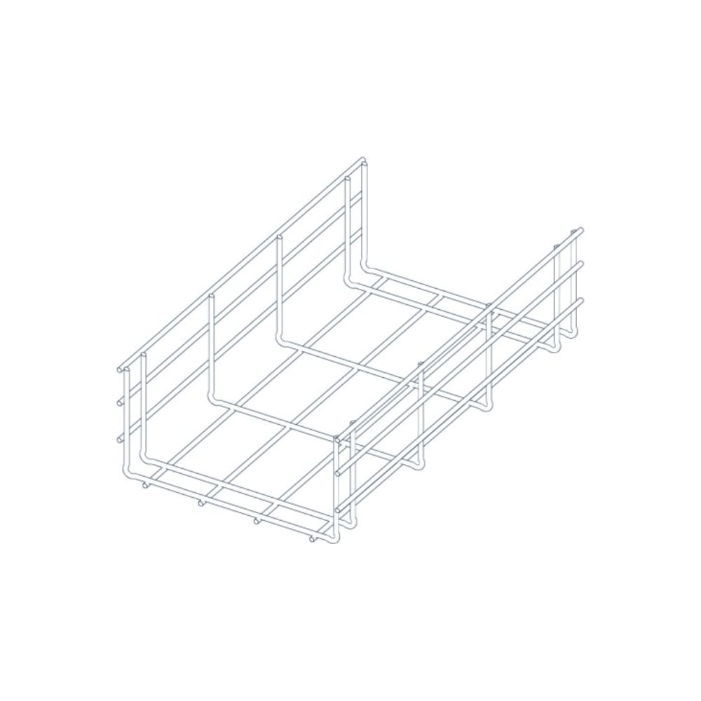 Изображение товара Проволочный лоток PRO100x150 для монтажа проводки длиной 3000 мм