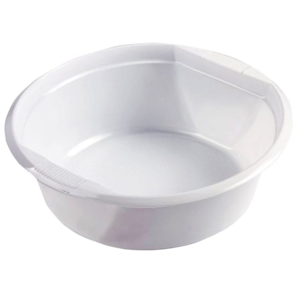 Суповая пластиковая тарелка EUROHOUSE тарелка одноразовая суповая 500 мл белый