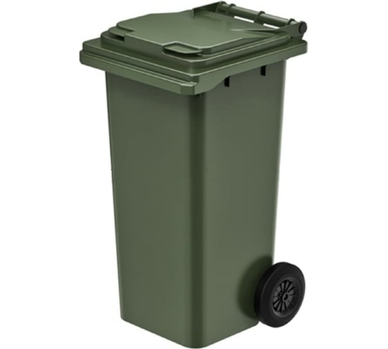 Изображение товара Мусорный контейнер Дигрус 120 л зеленый 23.С29-З/Д