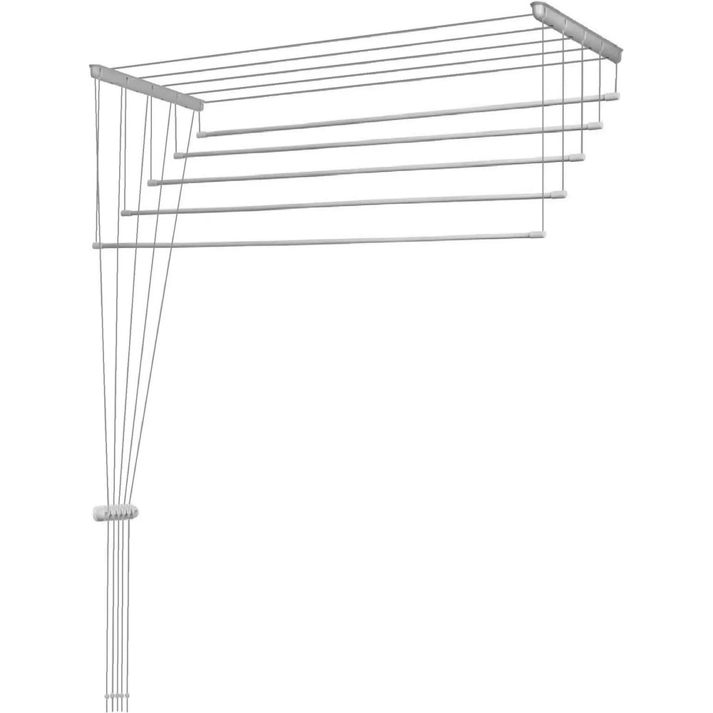 Изображение товара Потолочная сушилка для белья DM PLAST 1.9 м складная настенная