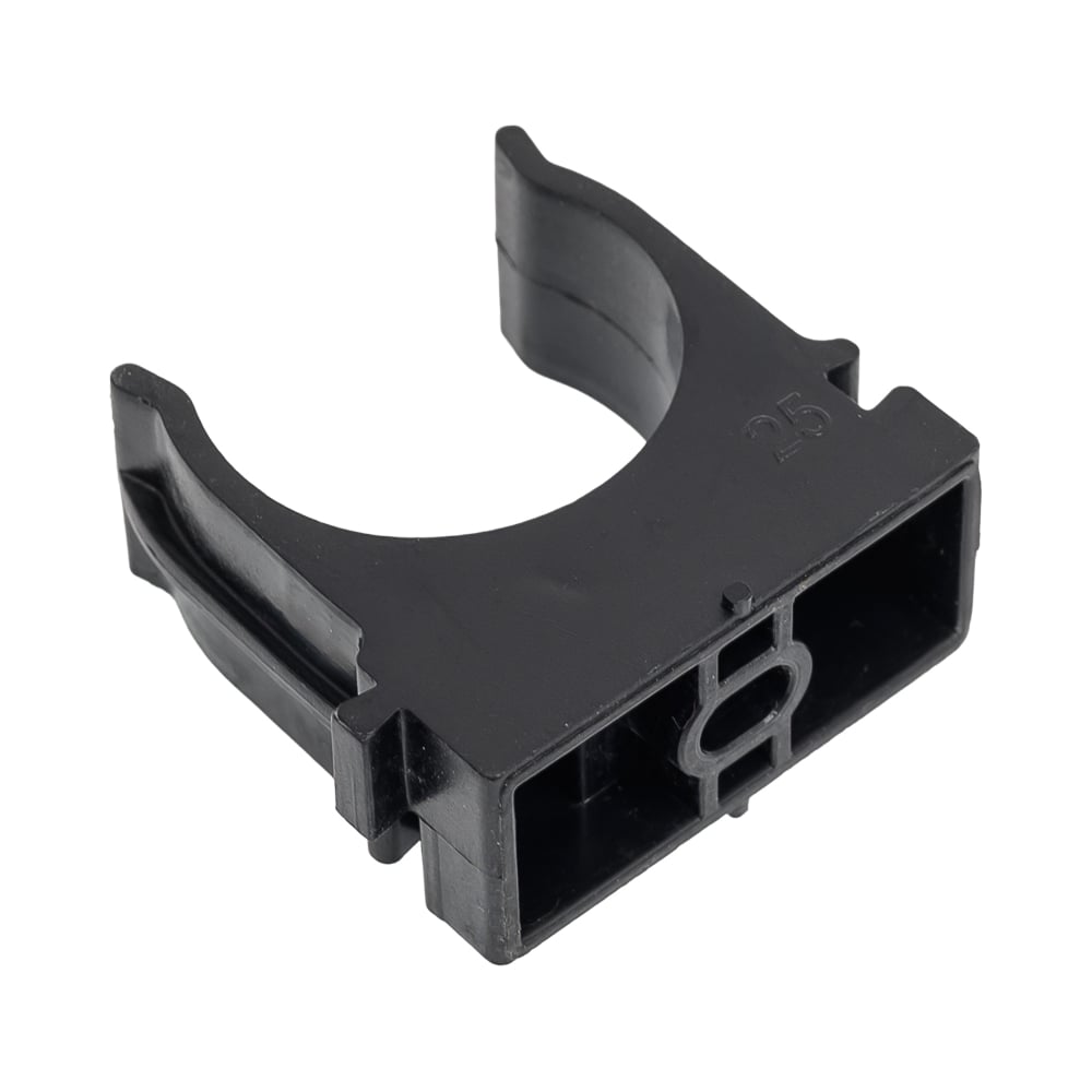 Изображение товара Крепеж-клипса AGIS для монтажного пистолета Ø 25 мм, 50 шт. в упаковке черный