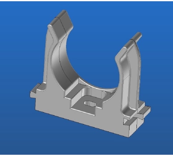Изображение товара Крепеж-клипса для монтажного пистолета Ø 16 мм, (100 шт/уп) Серый AGIS 72.01.03.16.50