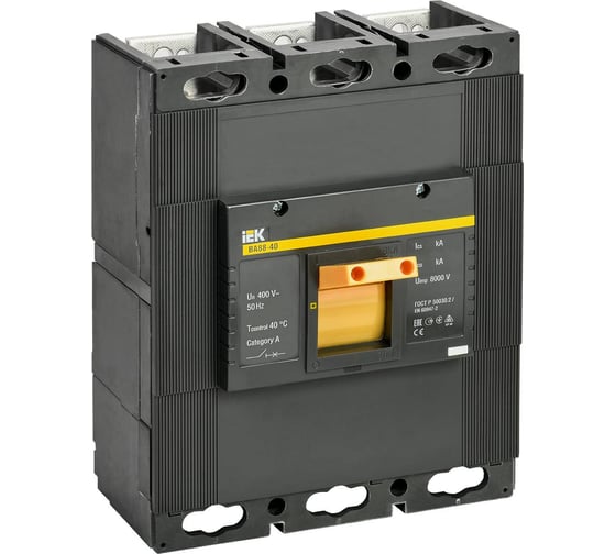 Изображение товара Автоматический выключатель IEK ВА88-40 3Р 630А 35кА SVA50-3-0630