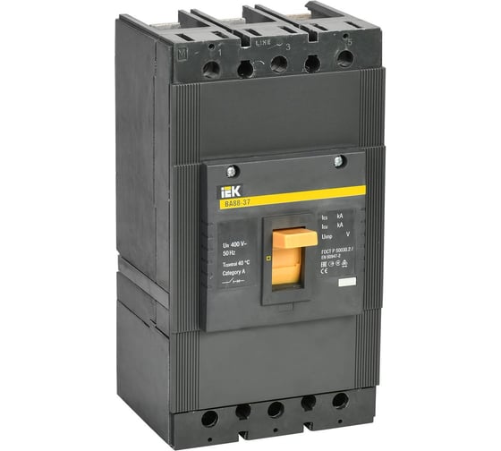 Изображение товара Автоматический выключатель IEK ВА88-37 3Р 315А 35кА SVA40-3-0315