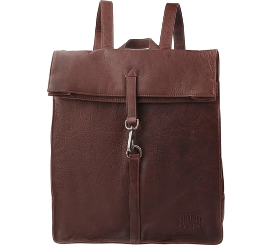 Изображение товара Рюкзак-сумка Klondike DIGGER Mara, натуральная кожа, в темно-коричневом цвете, 32.5x36.5x11 см KD1070-03