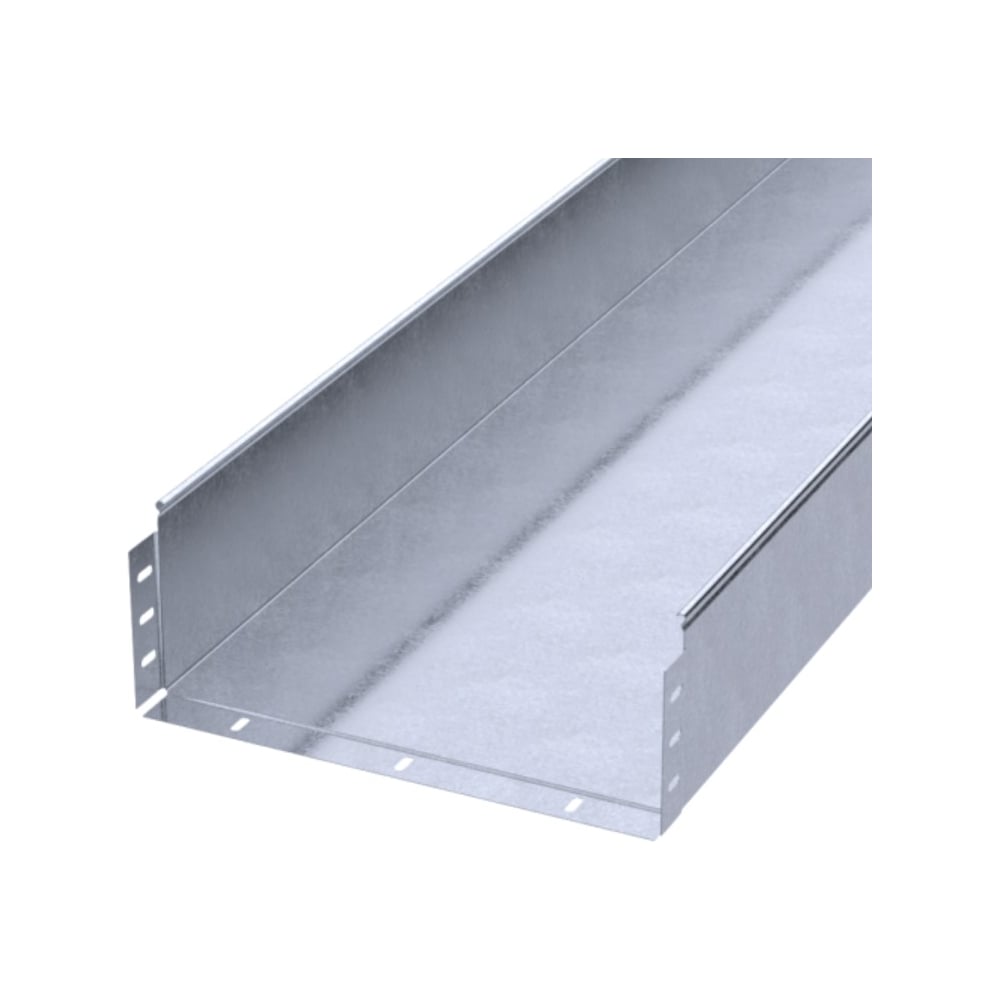 Изображение товара Неперфорированный усиленный металлический лоток PRO-lotki.ru 3000 мм для кабелей