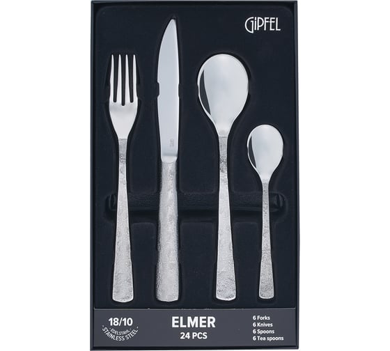 Изображение товара Набор столовых приборов Gipfel Elmer 24 предмета 52536