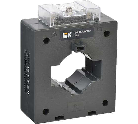 Изображение товара Трансформатор тока IEK ТТИ-60 800, 5А, 10ВА, класс 0,5S ITT40-3-10-0800