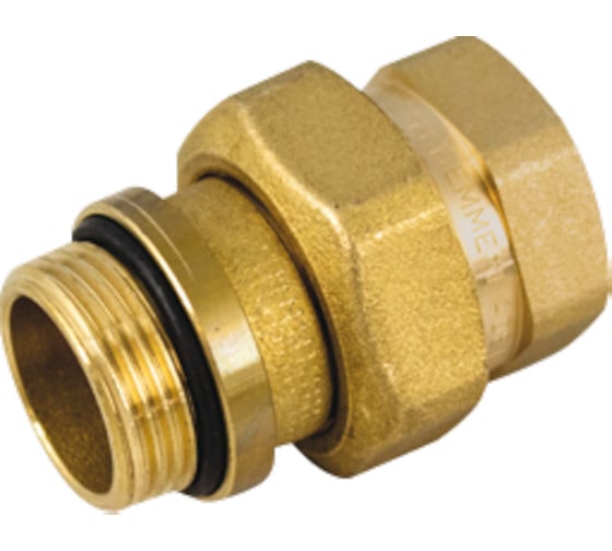 Изображение товара Соединитель с накидной гайкой Tiemme ВН с уплотн. 1" 1500283