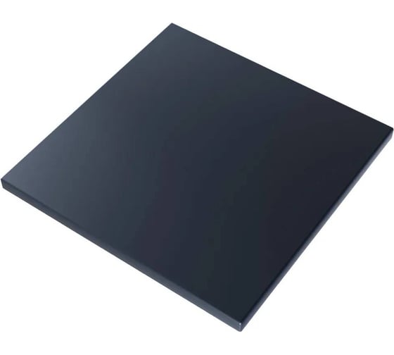 Изображение товара Столешница квадратная из массива сосны Solarius 75x75x4 см, цвет антрацит 800-10040