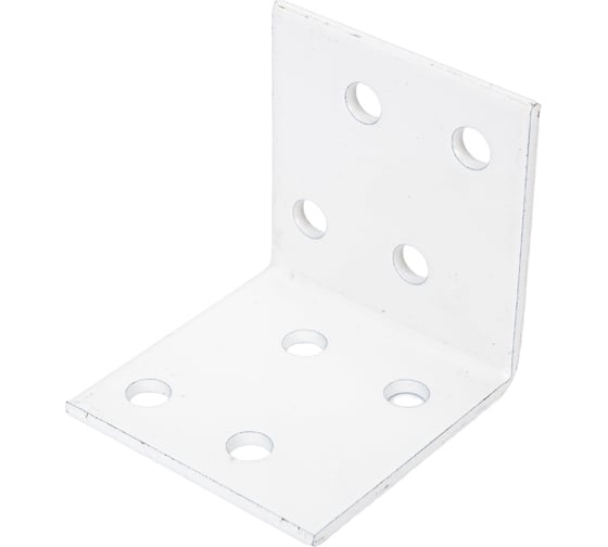 Изображение товара Перфорированный уголок ALBERTS оцинкованный, белый, 40x40x40 мм 330224