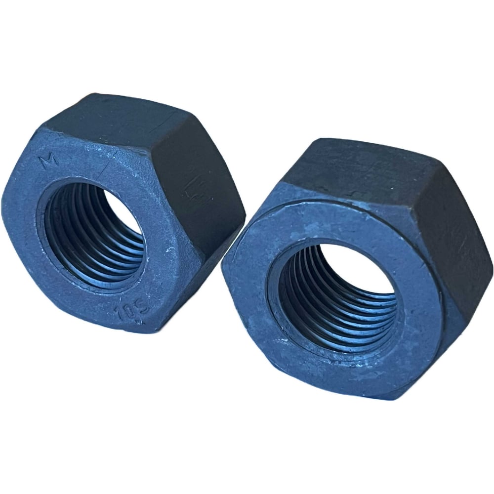 Изображение товара Гайка М27 10 шт ГОСТ Р 52645-2006 прочная сталь