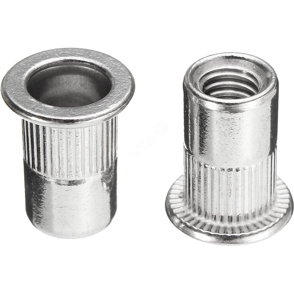 Изображение товара Заклепка-гайка М4x11,5 А2 с бортиком 100 шт. ОПМ 110015