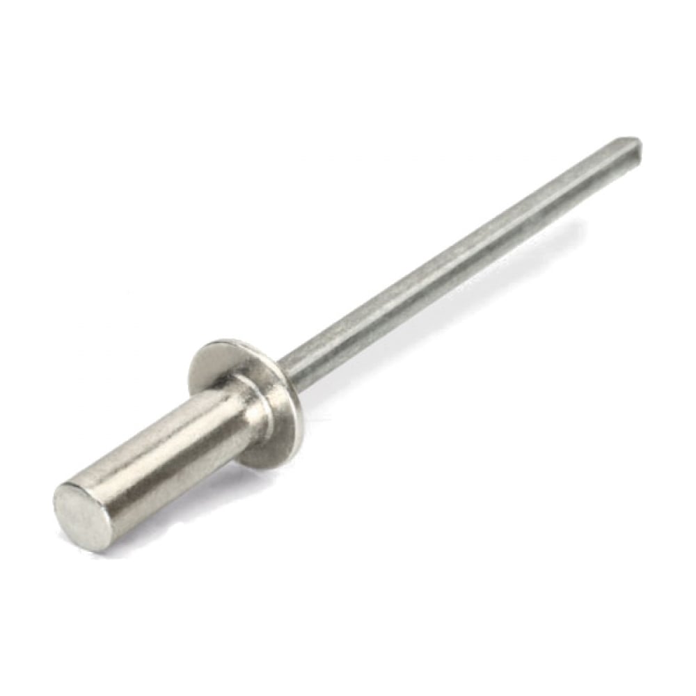 Заклепка ОПМ ISO 15973 d4,8x14 Al/St закрытая, с плоской головкой, 500 шт. УТ000027811