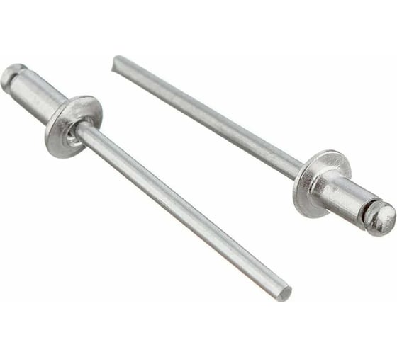 Изображение товара Заклепка ОПМ ISO 15977 тяговая, d3,2x8 Al/St с плоской головкой, 1000 шт. УТ000002651