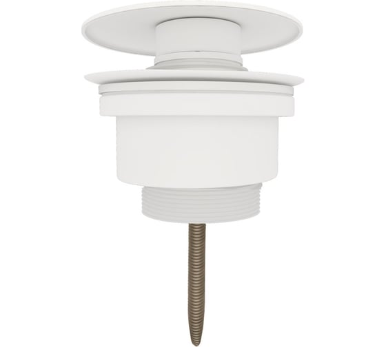 Изображение товара Донный клапан с переливом Teymi Lina для раковины, белый матовый T140113 ЦБ-00270254