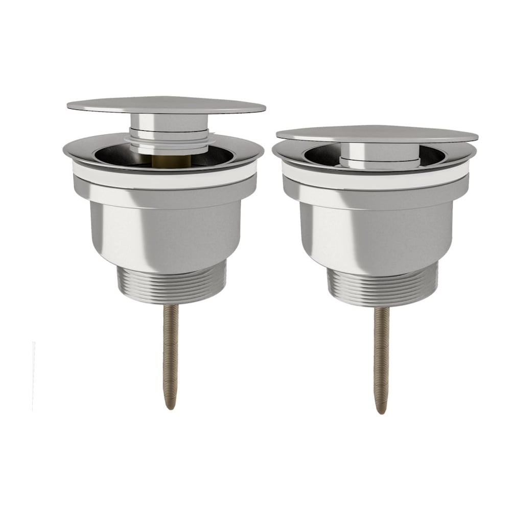 Изображение товара Донный клапан с переливом Teymi Lina хром 1 1/4 для раковины