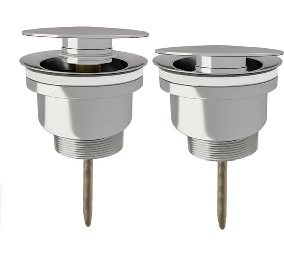 Изображение товара Донный клапан с переливом Teymi Lina для раковины, хром T140115 ЦБ-00270262