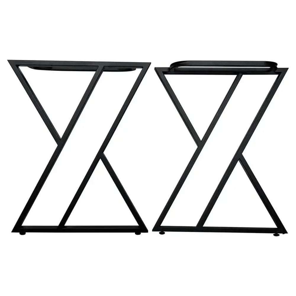 Изображение товара Ножки для стола Solarius Z-образные металлические в стиле Лофт 685x710 мм