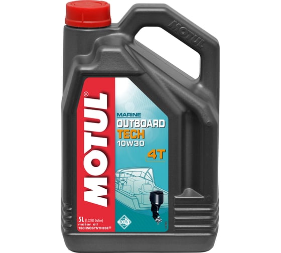 Изображение товара Моторное масло MOTUL OUTBOARD TECH 4T 10W30 5 л 113266