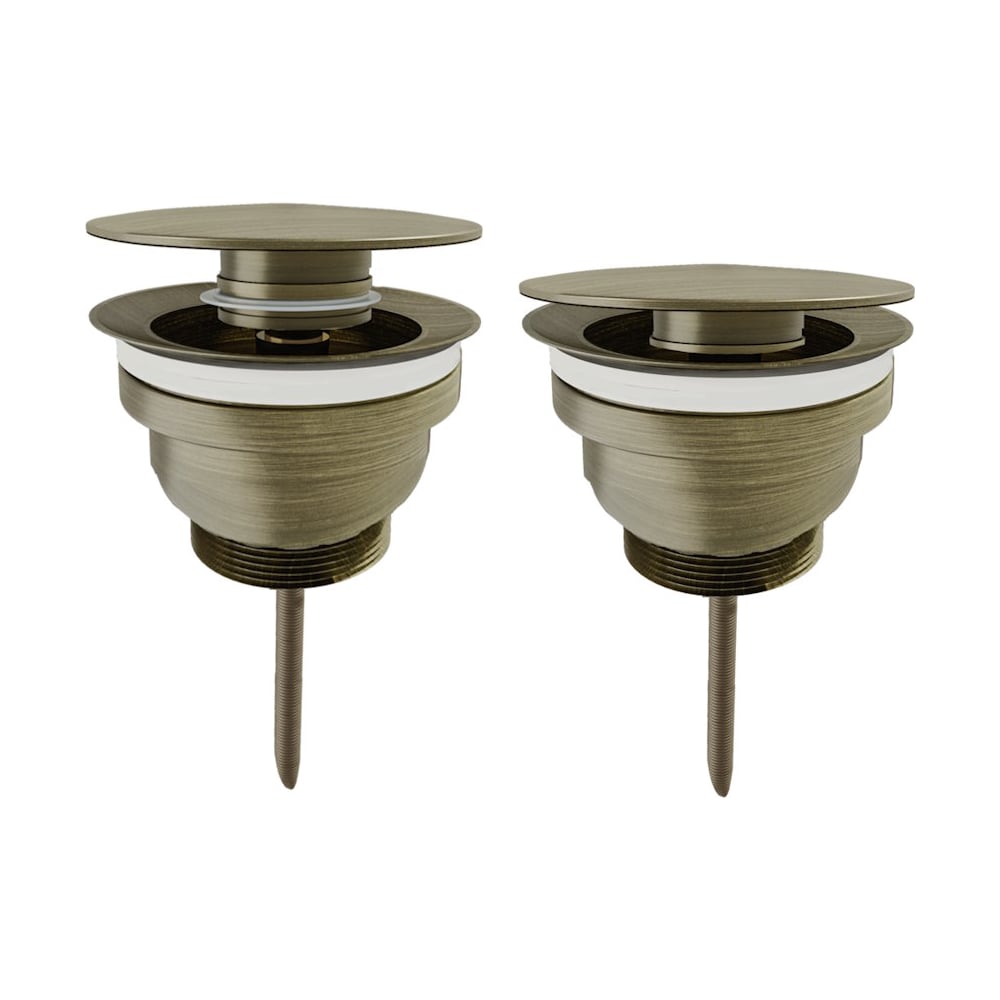 Изображение товара Донный клапан с переливом Teymi Lina для раковины, бронза, матовый T140214 ЦБ-00270261