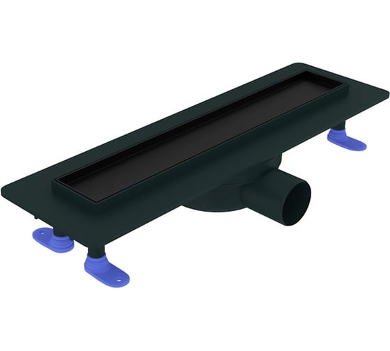 Изображение товара Душевой трап с комбинированным гидрозатвором Teymi Aina Prime черный, 40 см, под плитку T90008 ЦБ-00270396