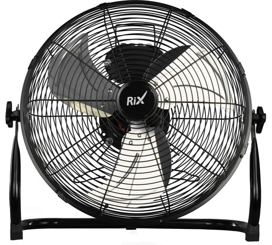 Изображение товара Полупромышленный напольный вентилятор RIX NPSF-8000B, 90Вт, цвет черный, металл 47460