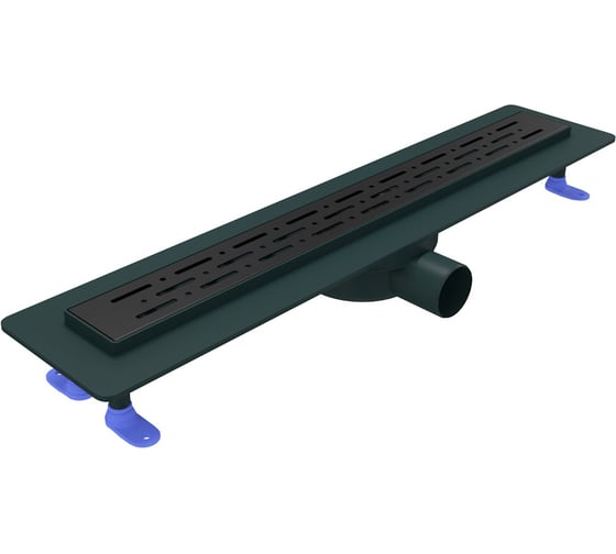 Изображение товара Душевой трап с комбинированным гидрозатвором Teymi Helmi Prime черный, 60 см, решетка из нержавеющей стали T90340 ЦБ-00270410