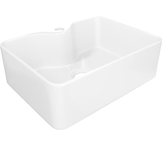 Изображение товара Раковина Teymi Helmi Mini 41, накладная с полочкой под смеситель, белая T51104 ЦБ-00270116