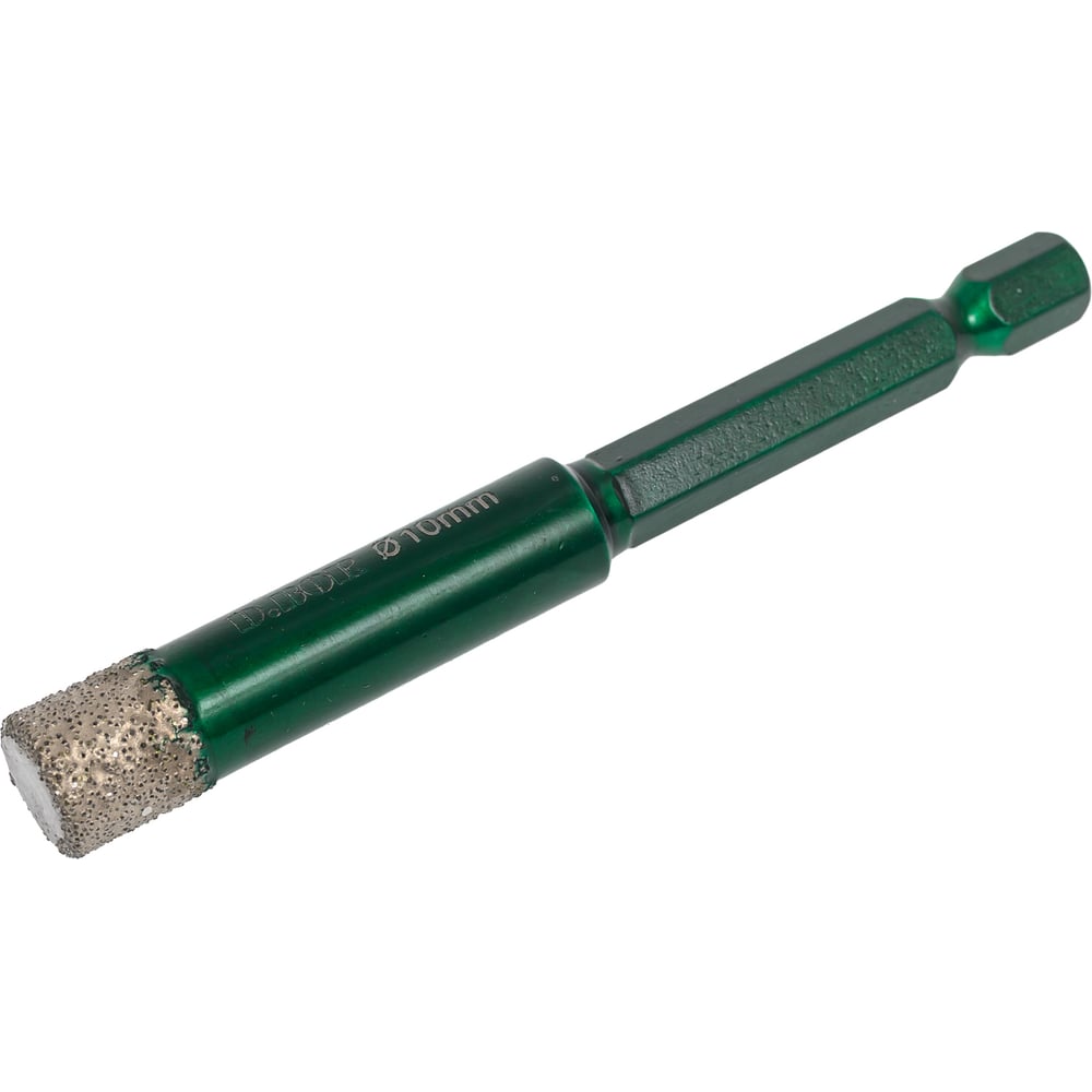 Изображение товара Алмазное сверло-коронка 10х80 мм с шестигранным хвостовиком D.BOR KERAMOGRANIT-DRY