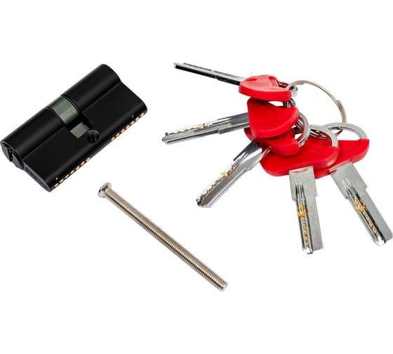 Изображение товара Цилиндровый механизм Fuaro D-PRO500/60 mm /25+10+25/ BL черный, 5 кл. 42509