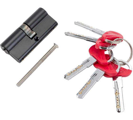 Изображение товара Цилиндровый механизм Fuaro D-PRO500/70 mm /30+10+30/ BL чёрный, 5 кл. 42601