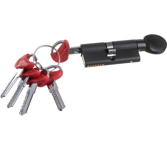 Изображение товара Цилиндровый механизм Fuaro D-PRO502/70 mm /30+10+30/ BL чёрный, 5 кл. 42603