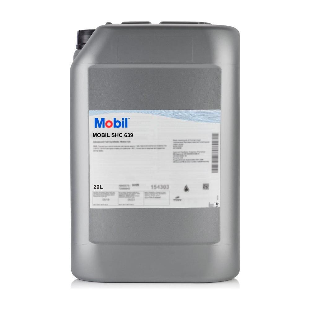 Изображение товара Индустриальное синтетическое масло SHC 639 20 л MOBIL для промышленного оборудования