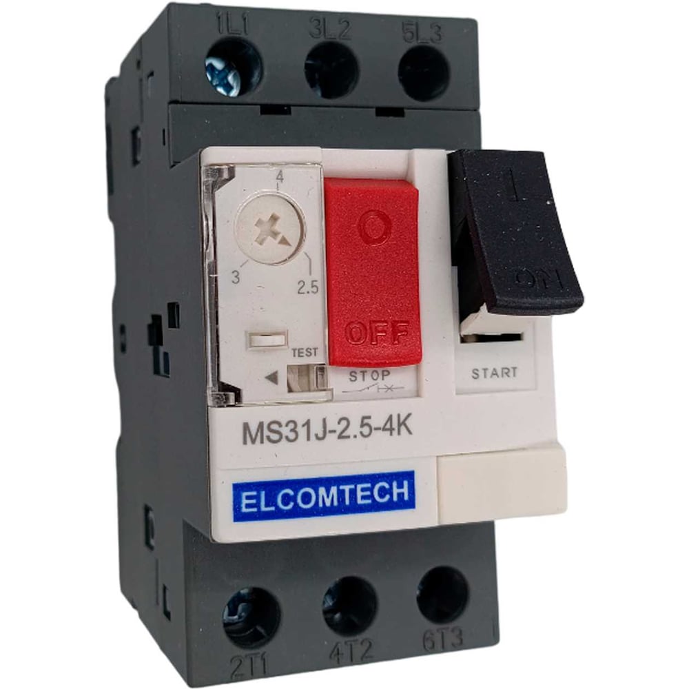 Мотор-автомат ELCOMTECH MS31J-2,5-4K (2,5-4А) УТ-00026533