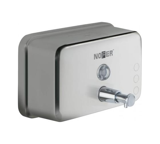 Изображение товара Диспенсер для мыла из нержавеющей стали Nofer глянцевый 1200 мл, горизонтальный 03042.B