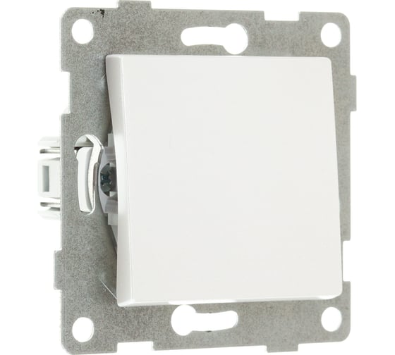 Изображение товара Механизм выключателя GUSI ELECTRIC 1 клавиша, самовозвратный, СУ, 10А, 250В, жемчуг С11В6-028