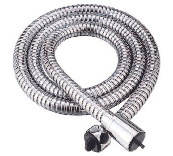 Изображение товара Гибкий шланг CEZARES металлизированный, длина 2 м, хром CZR-FMM-200-01